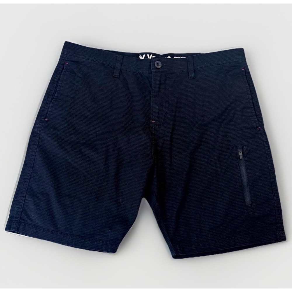 Voyage Adventure Apparel Mens 36 Navy Blue Flex Cotton Stretch Utility Shorts